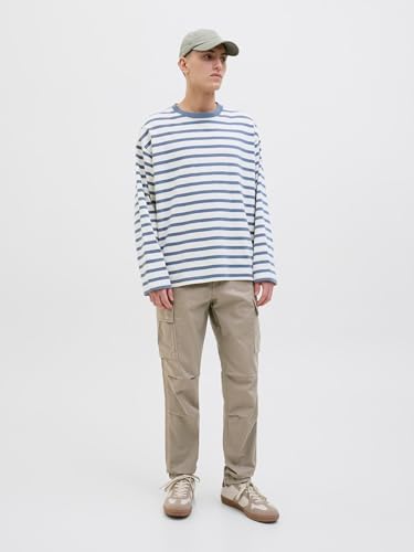 JACK & JONES Herren Cargohose Jpstace Jjtucker AMA Noos, Dune/Detail:solid, 27W / 30L – Ansicht 3