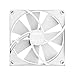 NZXT F140P Static Pressure Fans - RF-P14SF-W1 - Consistent Pressure - Powerful Cooling - Long Lifespan - 140mm Fan Single Pack - White