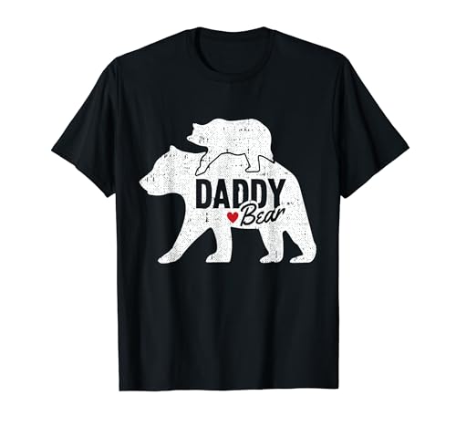 Daddy Bear For Men Father's Day For Dad Grandpa Bear Funny Maglietta