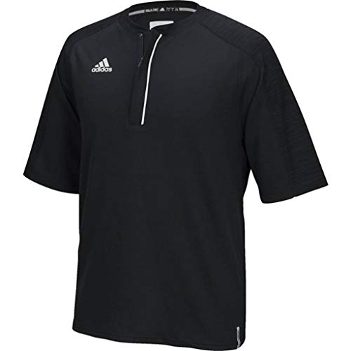 adidas Men's Climalite Modern Varsity Short Sleeve 1/4 Zip