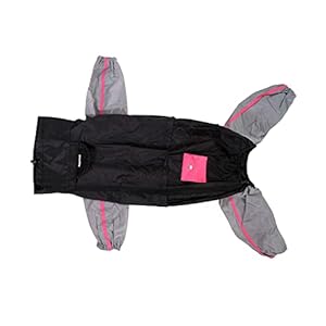 ZippyPaws Adventure Dog Raincoat – Waterproof Rain Jacket for Small & Large Dogs, Reusable Dog Poncho – Pink, Medium