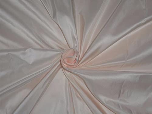 Tissu taffetas de soie Crème vif au mètre en 137 cm de large