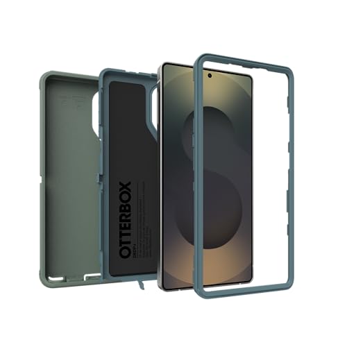 Image of OtterBox Samsung Galaxy S25 Ultra (Only) - Defender Series Case - Atlantic Pines (Green) - Rugged & Durable - with Port Protection - Wireless Charging Compatible