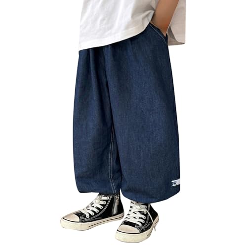 Jungen Wide Leg Jeans - Loose Fit Denim Hose Im Streetwear Style, Bequem & Lässig