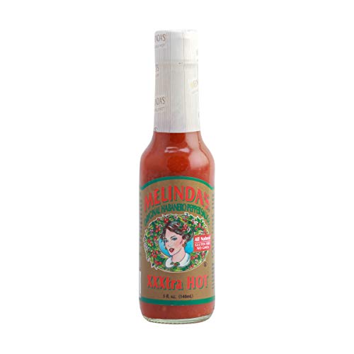 Image of Melinda's Original Habanero XXXtra Hot Sauce - Made with Habanero Peppers, Carrots, Onion, Vinegar & Garlic - Keto, Vegan, Gluten Free Hot Sauce - 5oz,1 Pack
