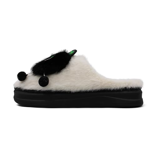 Image of VRITRAZ Soft Comfy Fur Indoor Outdoor Soft Bottom Fur | Anti Skid | Lightweight Winter Slipper, Warm House Chappal