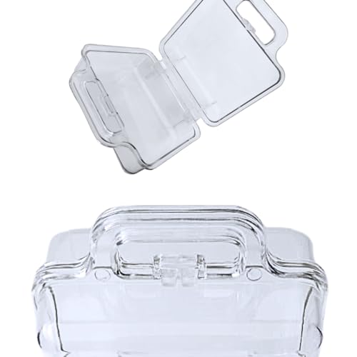 20 Maletinha de Brinquedos Acrilica Transparente Cor Cristal Para Crianças Lembrancinha Festa