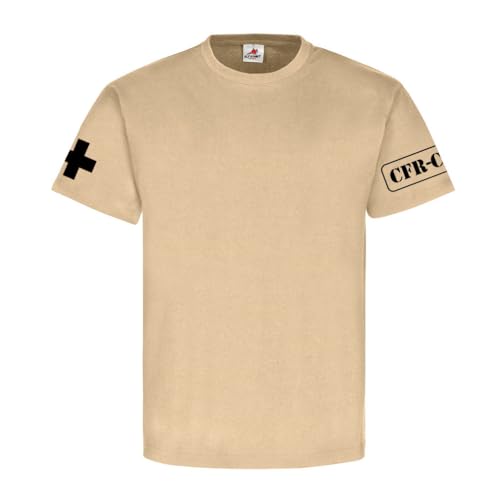 T-shirt sanitaire CFR Medic beige L croix rouge #17244 pour identification facile