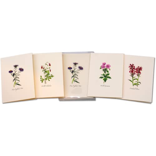 Image of Earth Sky + Water - Meadow Wildflower Assortment Notecard Set - 8 Blank Cards with Envelopes (2 each of 4 styles)