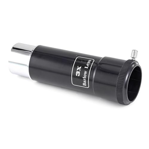 Double Purpose 1.25 Inch Barlow Lens Adapter Multifunctional Barlow Adapter Plastics for Telescopic Viewing & Imaging