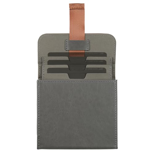 SIOTI Camera 100 * 100mm Square Filter Case 3 Pockets, Leather Filter Pouch, Compatible with 100mm*100mm Square ND/GND/Colorful Filter