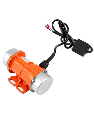 QWORK® Einzelphase Vibrationsmotor, 60W 220V, Kleiner Motorvibrator, 3000 U/Min