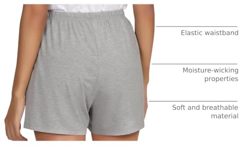 Image of GYS Women's Bamboo Viscose Cooling High Waisted Pajama Shorts