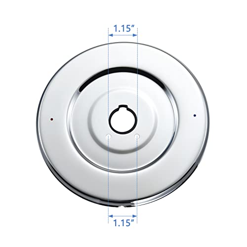 Chateau Collection Escutcheon Replacement For Moen 16090, For One-Handle Tub And Shower Faucets, Chrome #TOP2