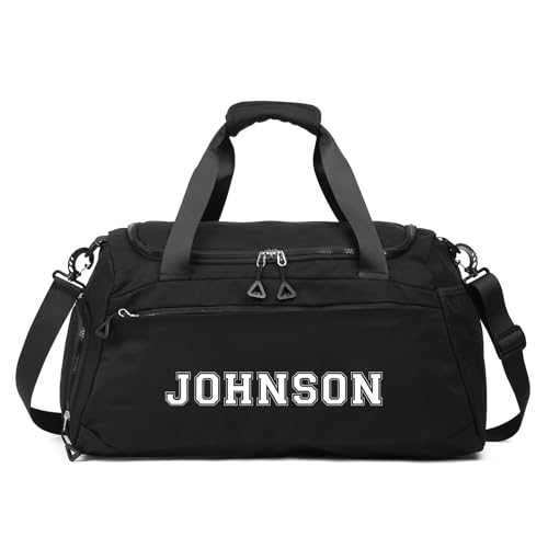 Personalized Duffel Bag with Wet/Dry Separation