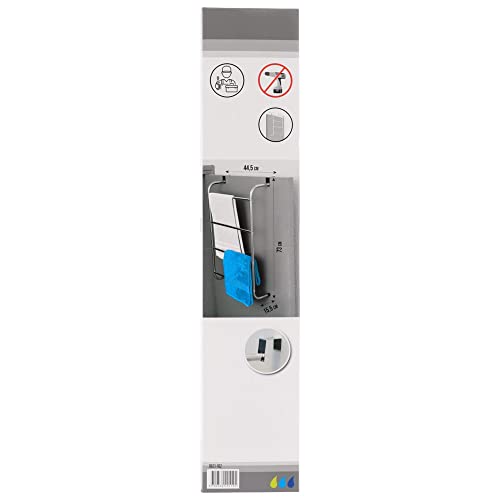 Over The Door Towel Organizer 4 Bars Metal/Chrome #TOP5