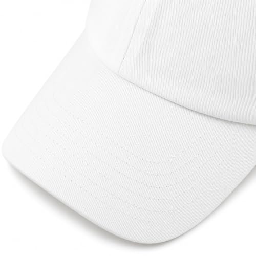 Image of Cotton Baseball Cap Dad Hat - Washed Low Profile Adjustable Hat for Men Women Casual Outdoor Running Golf
