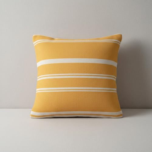 Image of SAJAVAT HOME Soft Cotton 3 Seater Sofa Throw with Cushion Covers | 80x52 Inches / 204x132 Cm | Yellow Throw & Yellow Cushion 18''x18'' for Sofa, Bed, Chair & Travel | Pack of 1
