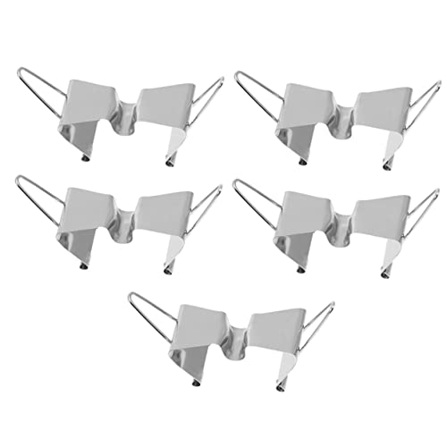 ULDIGI 2sets Stainless Steel Wet Canvas Clips Oil Painting Frame Clip Canvas Carrier Art Supply 5pcs*2