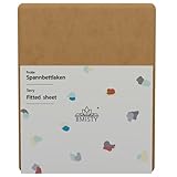💞 Unbedenklich für die Haut von Allergikern - Das Betttuch besitzt das Zertifikat OEKO-TEX Standard 100, das für qualitativ hochwertige Produkte vergeben wird. Dies bedeutet, dass das Produkt auf gesundheits- und umweltgefährdende Stoffe geprüft wurde. Das verwendete Material umhüllt Ihre Haut sanft, während des Schlafs. So können Sie ruhig und sicher schlafen, ohne sich Gedanken über Allergien oder Sensibilisierungen Ihrer Haut zu machen