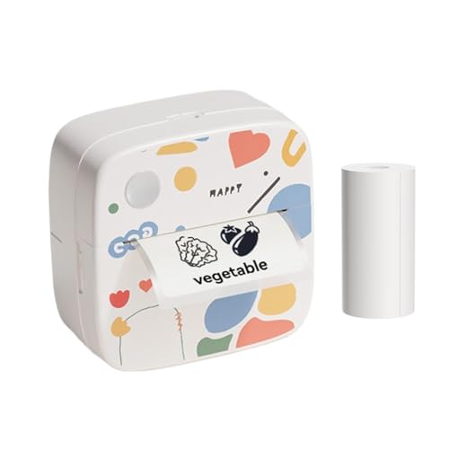 Mini printer portable Bluetooth haute résolution sans encre pour photos et étiquettes