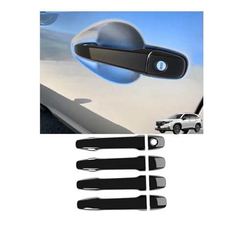 【GIKAKU】新型  SL系(2025年4月~) アクセサリー ドアハンドルガーニッシュ ドアハンドルカバー 外装パーツアクセサリー 取付け簡単 8PCS (ピアノブラック)