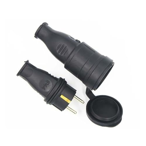Prise industrielle caoutchouc 16A étanche 220V 2P+E IP44