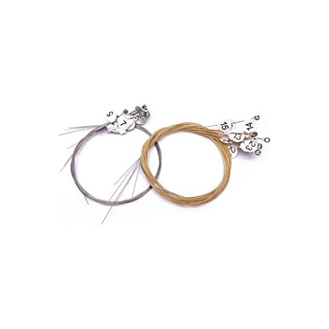 Liyafy A Sets of 24 Lyre Harp Strings Replacement Metal String for Lyre Harp Cover