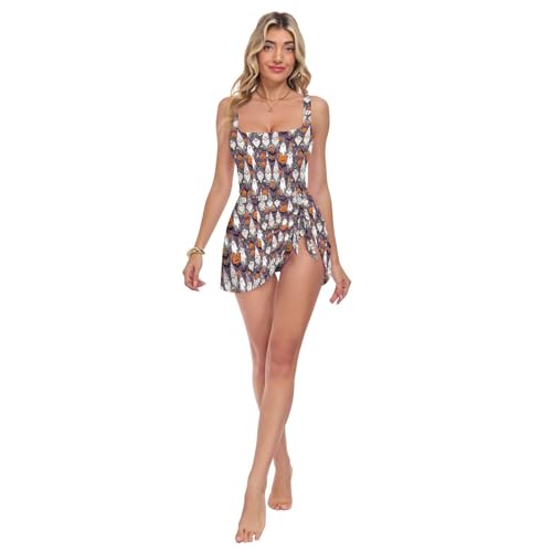 Maillots de bain d'été pour femmes à gnomes d'Halloween pour la plage
