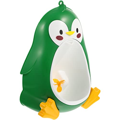 ibasenice 用小便器 幼児の男の子用 たち のおしっこトレーニング ペンギントイレ 幼児のトイレトレーニングトイレ 便器 チャイルドトイレ Green