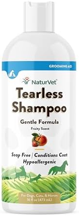 NaturVet Tearless Shampoo for Dogs, Cats & Horses 16 oz image 4