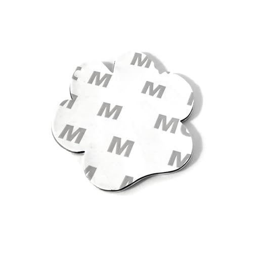 Image of PTDecals 2 PCS Red Chrome Metal Paw Print Car Emblem Decal Badge Dog Paws Footprint Metal Sticker for Auto Motorcycle Computer Home Decoration