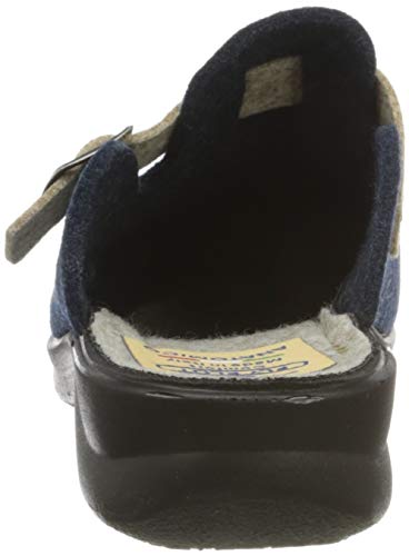 Fly Flot 861798, Ciabatte Donna, Blau/Beige, 42 EU...