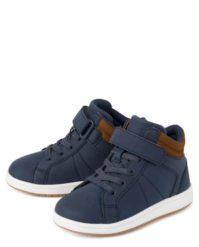 Image of The Children's Place Boys Boys Casual Lace Up Hi Top Sneakers