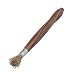 AKLOSIPY Steel Wire Brush with Ergonomic Wood Handle - Professional Tool for Bonsai Garden and Maintenance
