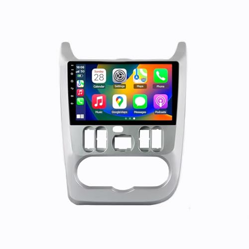 Pantalla Android para Sandero 2012 con mapas GPS y música por Bluetooth