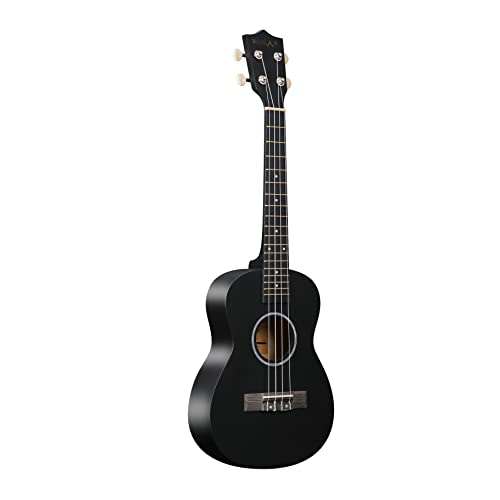 Image of 26 Inch Spruce Black Tenor Ukulele
