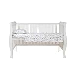 TRAMAS+ Juego Sábanas Cuna 60x120 100% algodón, Juego de sábanas para Bebe, Ropa de Cuna, Sábana Bajera, encimera y Funda de Almohada