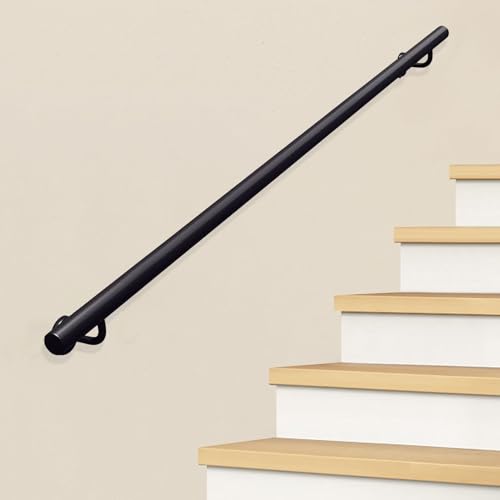 Rampe d'escalier en fer forgé durable, main courante d'appui premium - 2
