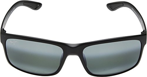 Image of Maui Jim Men's and Women's Pokowai Arch Polarized Rectangular Sunglasses