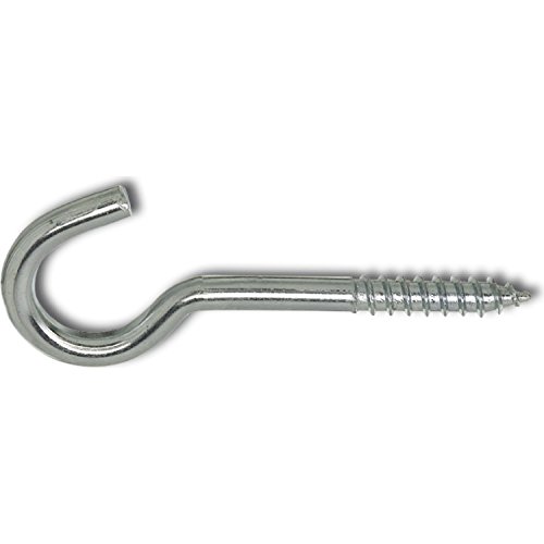 LÜSEBRINK Lusterhaken mit Holzgewinde 4,8 x 70 cm, verzinkt / blau, 014,000070.00