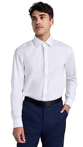 BOSS Men's Slim Fit Easy Iron Stretch Cotton Dress Shirt