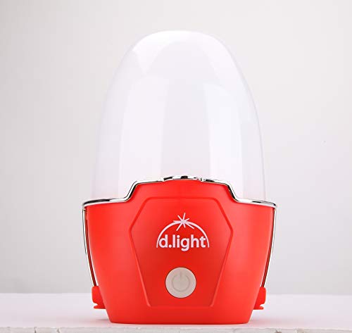Image of d.Light S670 Solar Light with Panel, Rechargeable LED Emergency Light for Home, Portable Solar Lamp for Camping, Indoor Outdoor Table Lantern with Power Backup and Mobile Charging
