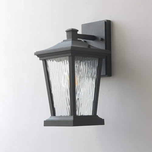 Lámparas de Pared de Calidad, lámpara de Pared LED Retro, lámpara de Exterior Antigua, Impermeable, lámpara de Pared de Cristal de Agua Vintage, iluminación Exterior Tradicional, lámpara de araña