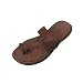 UULIKE Sandales Femmes Plates Confortables Été Plage Bout Ouvert Chic Imprimé Tongs,Été Sandales Femmes Sandales Plates Toe T-Sangle Comfy Semi Trailer Sandales Chaussures de Plage Pantoufles