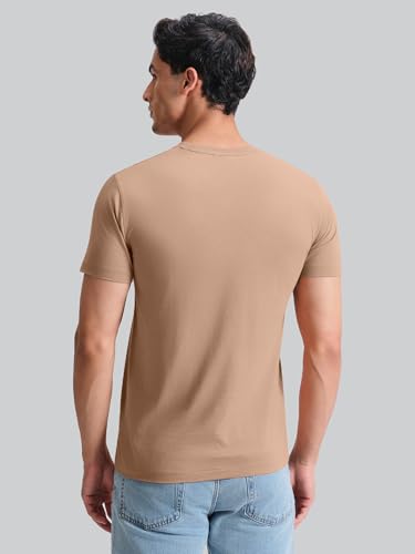 Image of XYXX Men's Iconique Solid Supima Cotton Slim Fit T-Shirt | Super Soft Half Sleeve Tshirts with Superior Colour Retention