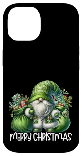 Merry Christmas GNOME with Santa Outfit for Xmas Holiday Hülle für iPhone 14