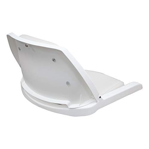 Wise 8Wd139Ls-710 Molded Fishing Boat Seat With Marine Grade Cushion Pads, White Shell, White Cushion #TOP3