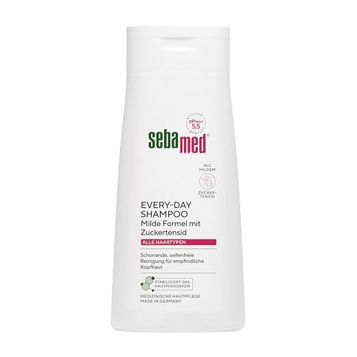 Sebamed Every-Day Shampoo 400 ml, Haarshampoo für Damen und Herren, schonende, seifenfreie Reinigung für empfindliche Kopfhaut, besonders mild durch Zuckertensidformel, für alle Haartypen geeignet