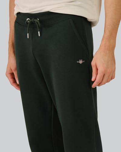 GANT Herren Reg Shield Sweatpants Lässige Hose, Tartan Green, XXL – Ansicht 3